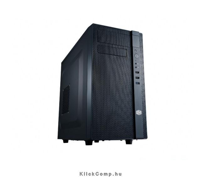 Számítógépház microATX ház COOLER MASTER N200 táp nélküli fekete fotó, illusztráció : NSE-200-KKN1