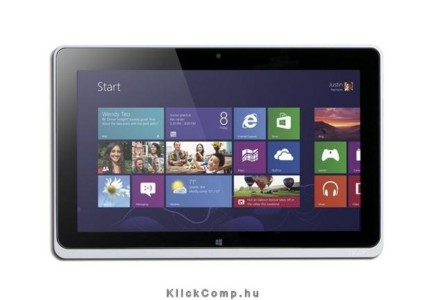 Acer Iconia W510-27602G06ASS 10  32GB Wi-Fi Windows 8 tablet + Keyboard Dock fotó, illusztráció : NT.L0MEU.009