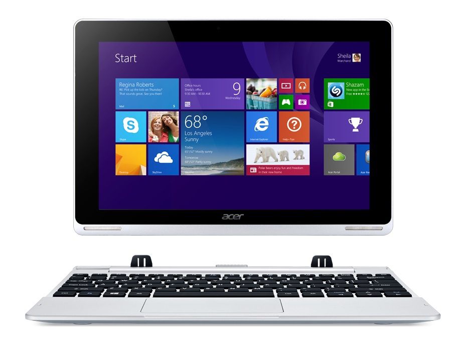 Tablet-PC 10.1  FHD IPS Atom QC Z3735F 2GB 32GB 500GB HDD Windows 8.1 ACER Swit fotó, illusztráció : NT.L6HEU.018
