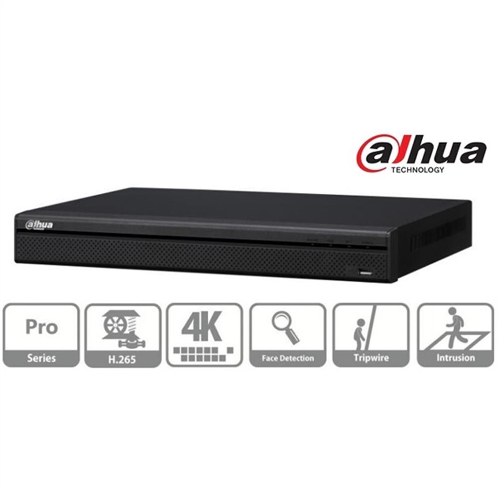 NVR 8 csatorna, H265, 320Mbps rögzítési sávszélesség, HDMI+VGA, 2xUSB, 2x Sata, fotó, illusztráció : NVR5208-4KS2