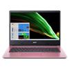 Acer Aspire laptop 14" FHD IPS Intel Celeron N4500 4GB 128GB SSD UMA Win11 Home pink NX.A7UEU.00E Technikai adatok