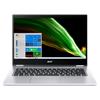 Acer Spin laptop 14" FHD Multi Touch, Intel Celeron N4500, 4GB, 128GB SSD, UMA, Win11Home, ezüst