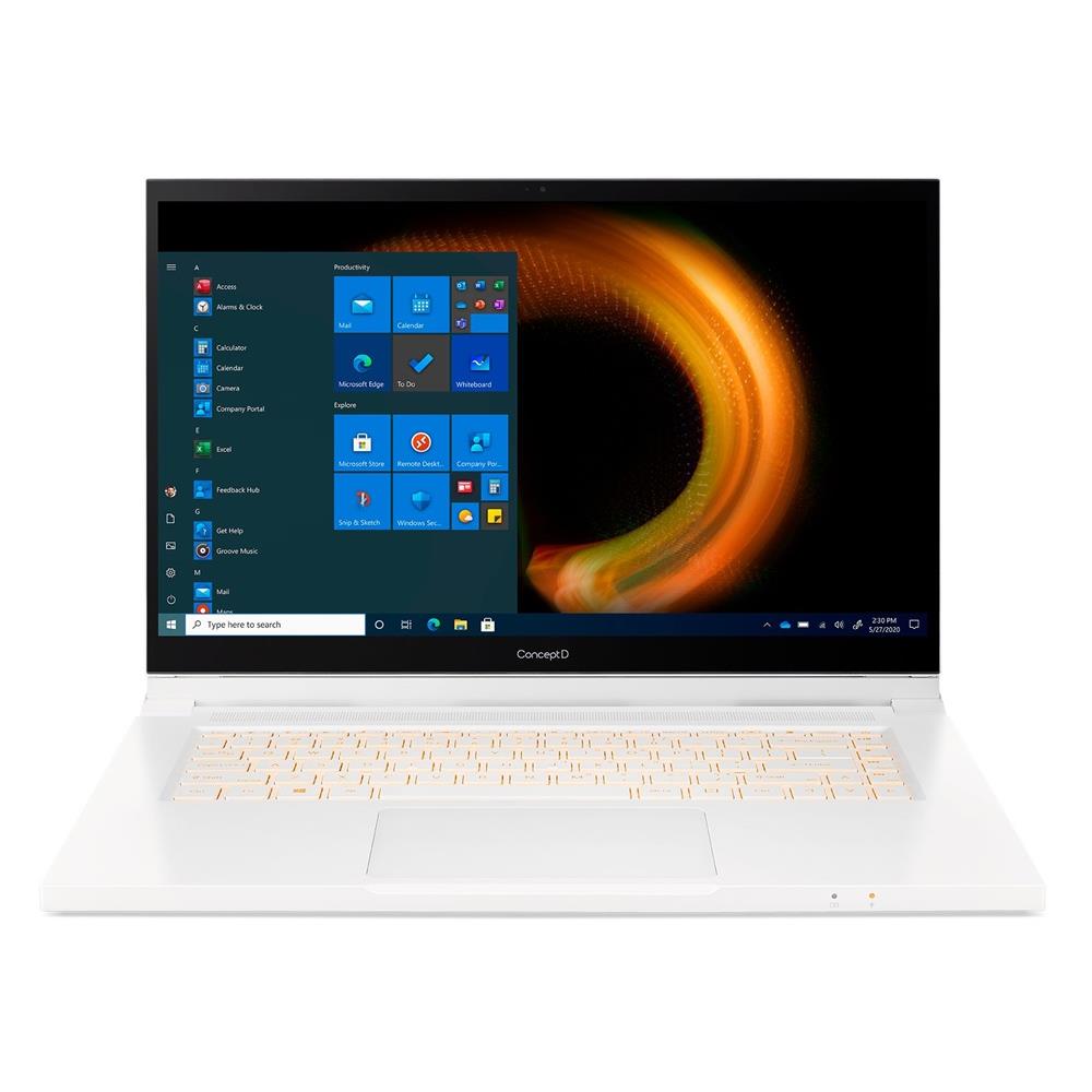 Acer ConceptD laptop 15,6  FHD i7-11800H 16GB 1TB T1200 W11Pro fehér Acer Conce fotó, illusztráció : NX.C6SEU.001