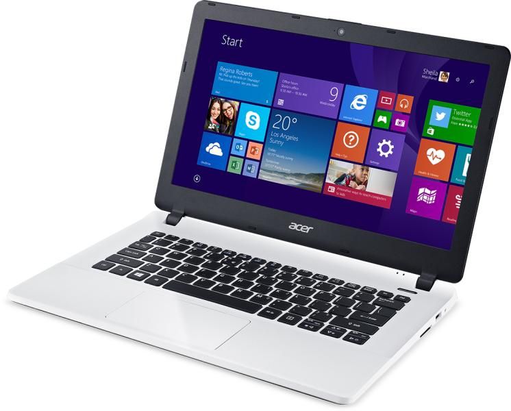 Acer Aspire ES1 laptop 13,3  N3700 4GB 32GB Win10 fehér ES1-331-P5P4 fotó, illusztráció : NX.G18EU.002