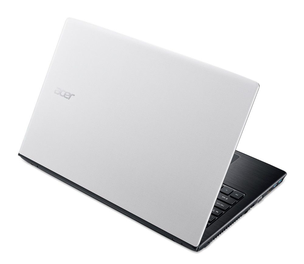 Acer Aspire E5 laptop 15,6  FHD i5-6200U 1TB GeForce 950M fehér E5-575G-54PF fotó, illusztráció : NX.GDYEU.002