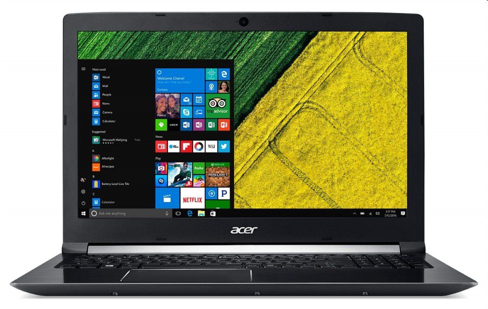 Acer Aspire 7 laptop 17,3  FHD IPS i5-7300HQ 4GB 128GB+1TB GTX-1050Ti-4GB Win10 fotó, illusztráció : NX.GPGEU.001