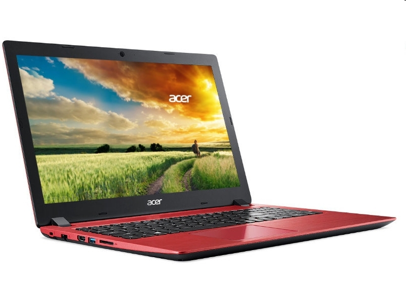 Acer Aspire laptop 15,6  i3-7020U 4GB 128GB Int. VGA piros A315-51-35QM fotó, illusztráció : NX.GS5EU.014