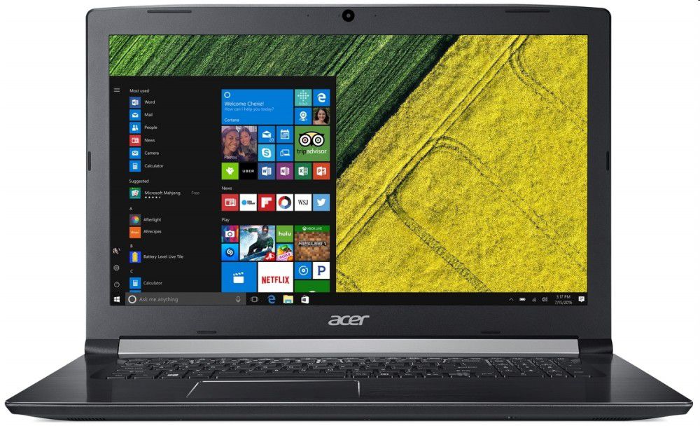 Acer Aspire laptop 17,3  FHD IPS i7-8550U 8GB 128GB+1TB MX150-2GB A517-51G-82HF fotó, illusztráció : NX.GSXEU.004