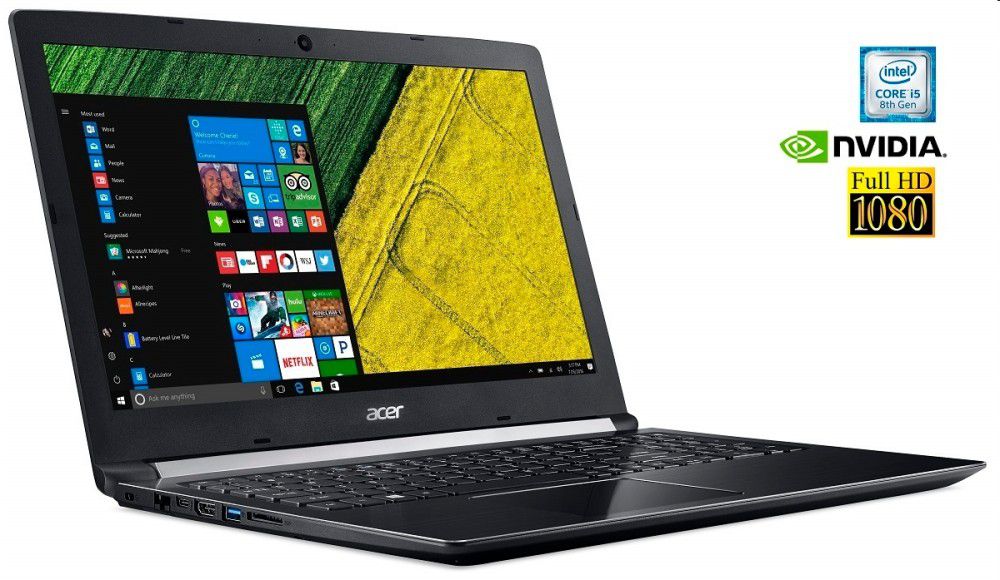 Acer Aspire A515 laptop 15,6  FHD IPS i5-8250U 4GB 1TB MX150-2GB szürke A515-51 fotó, illusztráció : NX.GTDEU.002