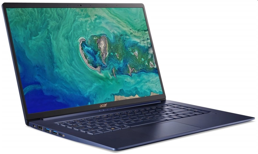Acer Swift laptop 15,6  FHD IPS i7-8565U 8GB 512GB Int. VGA Win10 kék Swift 5 S fotó, illusztráció : NX.H69EU.002