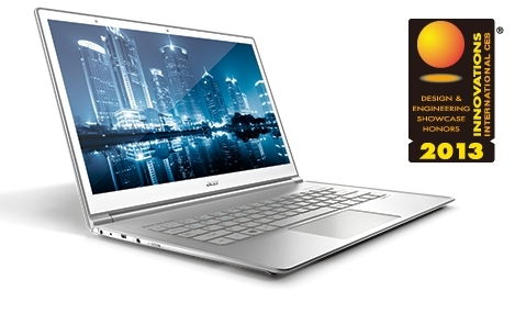 ACER UltrabookS7-391-53334G12aws Win8 64-bit, 13.3  laptop Multi-touch IPS FHD fotó, illusztráció : NX.M3EEU.005