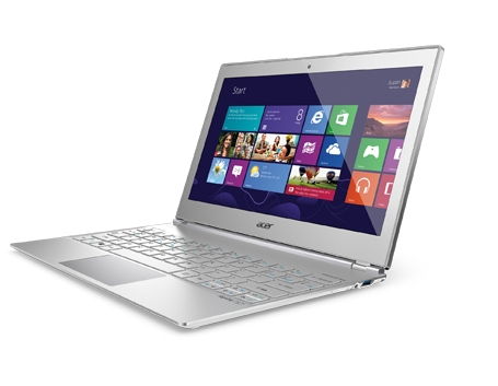 ACER UltrabookS7-392-54204G12tws,13.3  laptop IPS LCD, i5-4200U,UMA+No External fotó, illusztráció : NX.MBKEU.001