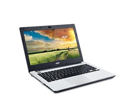 Acer Aspire E5 14.0  laptop i3-4005U GF820M-2GB fehér E5-471G-35EJ fotó, illusztráció : NX.MN7EU.006