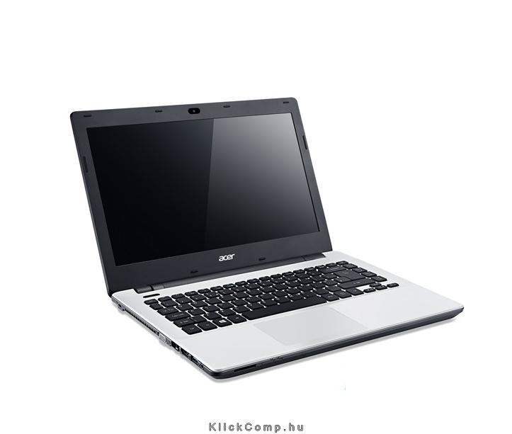 Acer Aspire E5 14  notebook CQC N2940 fehér E5-411-C79A fotó, illusztráció : NX.MQDEU.009