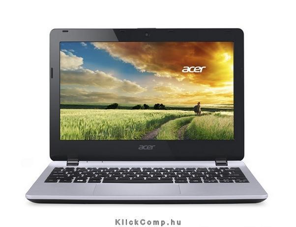 Netbook Acer Aspire E3-112-C4NE 11,6 /Intel Celeron N2830 2,16GHz/4GB/500GB/ezü fotó, illusztráció : NX.MRLEU.006