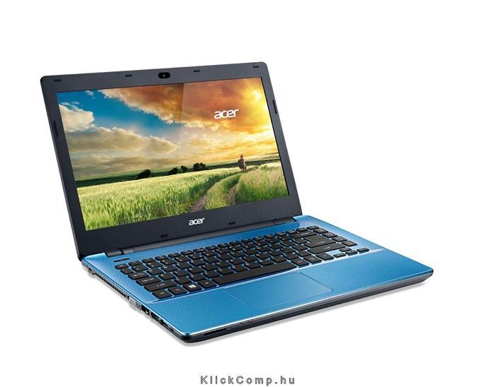 Acer Aspire E5 14  notebook i3-4005U 4GB 500GB DVD kék Acer E5-471-32RQ fotó, illusztráció : NX.MTJEU.003