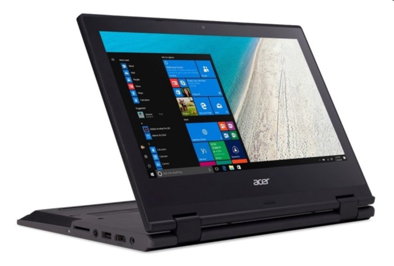 Acer TravelMate mini laptop 11,6  FHD IPS N4200 4GB 128GB Int. VGA/Win10 TMB118 fotó, illusztráció : NX.VFXEU.006