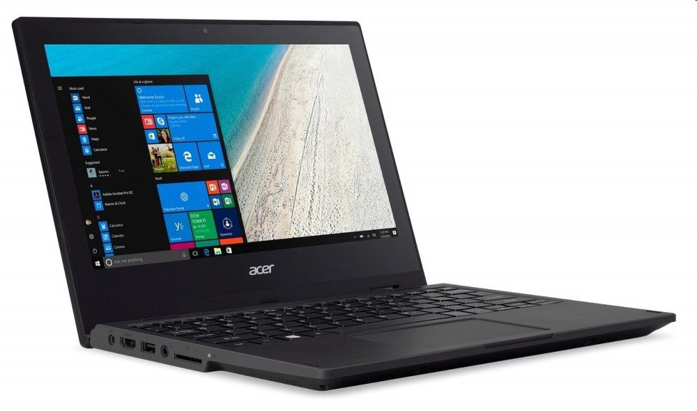 Acer TravelMate TMB118 laptop 11,6  N4200 4GB 128GB Win10 TMB118-R-P11R fotó, illusztráció : NX.VFYEU.009