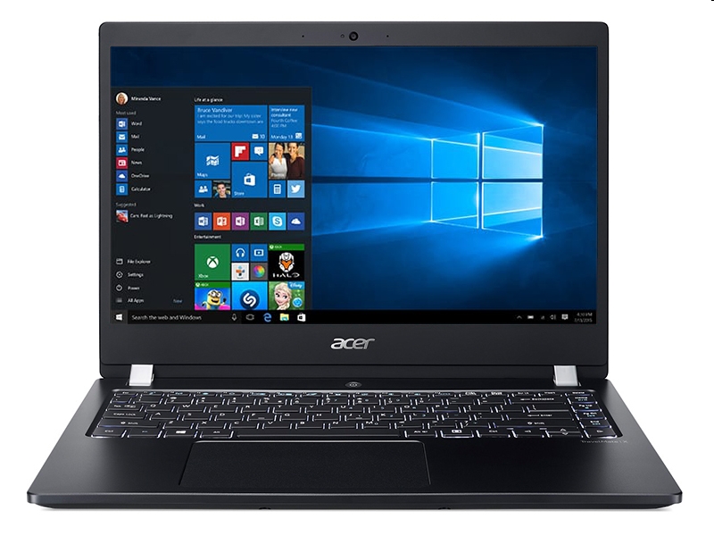 Acer TravelMate laptop 14  FHD IPS i3-8130U 4GB 256GB Int. VGA Win10  TravelMat fotó, illusztráció : NX.VHJEU.003