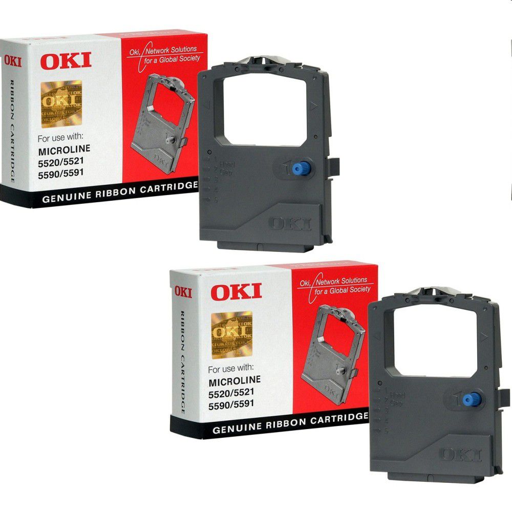 0 Festékszalag ML 5520, 5521, 5590 nyomtatókhoz, OKI fekete fotó, illusztráció : OKI-1126301