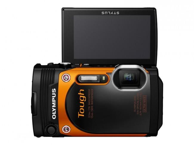 Olympus TG-860 narancs digitális fényképezőgép fotó, illusztráció : OLYGKD047