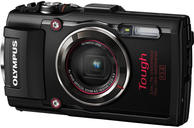 Olympus TG-4 fekete digitális fényképezőgép fotó, illusztráció : OLYGKD050