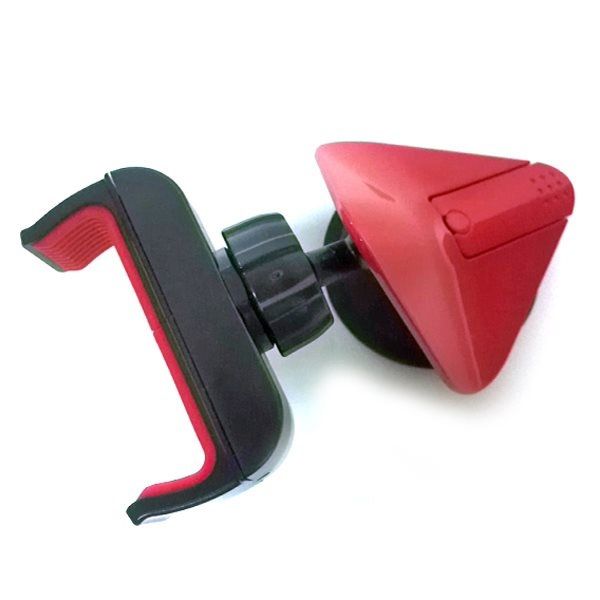 Mobiltelefon autós tartó műszerfalra, szélvédőre, piros fotó, illusztráció : OUCHSEXUR