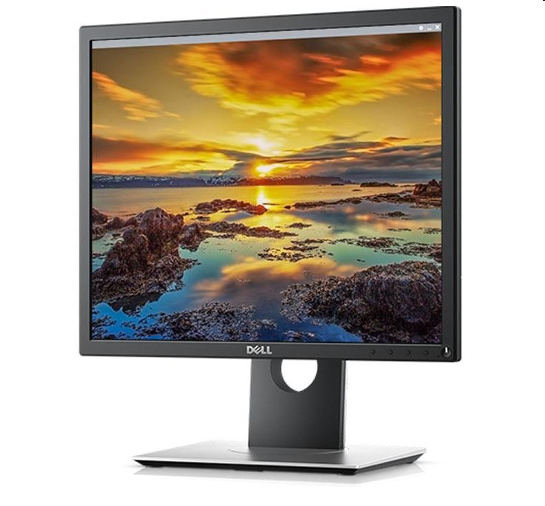 Monitor 19  1280x1024 IPS anti-glare VGA HDMI DisplayPort USB Black DELL Profes fotó, illusztráció : P1917S-11