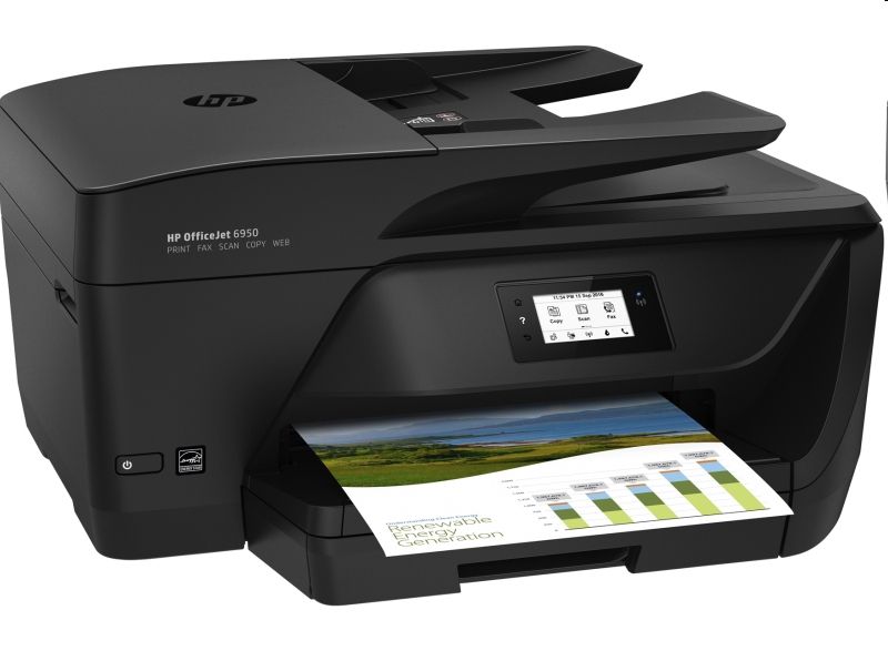 Multifunkciós nyomtató tintasugaras A4 HP OfficeJet 6950 fotó, illusztráció : P4C78A