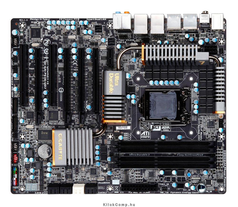 Alaplap GIGABYTE ATX fotó, illusztráció : P67A-UD7