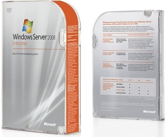 OEM Windows 2008 Server Enterprise 32Bit/x64 EN 1pk DVD 1-8CPU + 25 CAL fotó, illusztráció : P72-02977