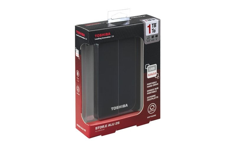 Toshiba Külső HDD 2.5  1,5TB STOR.E ALU2S, Black USB3.0 fotó, illusztráció : PA4266E-1HK0
