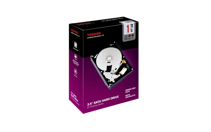 Toshiba HDD Retail kit 3.5  1TB SATA retail csomagolás fotó, illusztráció : PA4291E-1HJ0