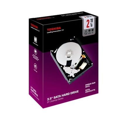 2TB 3.5  SATA HDD Toshiba Retail kit fotó, illusztráció : PA4292E-1HL0