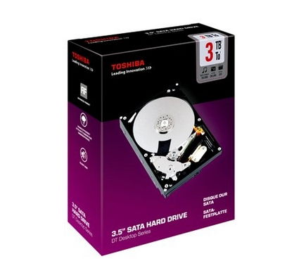 3TB 3.5  SATA HDD Toshiba Retail kit fotó, illusztráció : PA4293E-1HN0