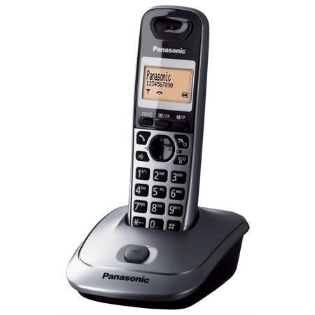 Panasonic KX-TG2511HGM DECT kihangosítható hívóazonosítós metálszürke telefon fotó, illusztráció : PANASONIC37675