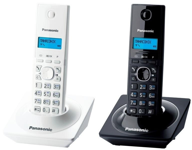 Panasonic KX-TG1711HGW DECT hívóazonosítós fehér telefon fotó, illusztráció : PANASONIC44588