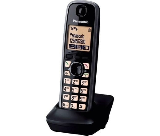 Panasonic KX-TGA661FXB DECT töltővel fekete kézibeszélő fotó, illusztráció : PANASONIC45796