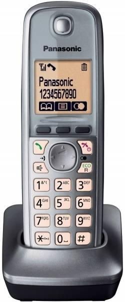Panasonic KX-TGA661FXM DECT töltővel ezüst kézibeszélő fotó, illusztráció : PANASONIC45797