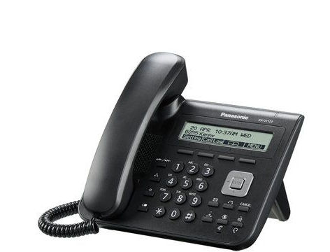 Panasonic KX-UT123NE-B SIP terminal 2 vonalas fekete VoIP telefon 1 + 1 év szer fotó, illusztráció : PANASONIC46399