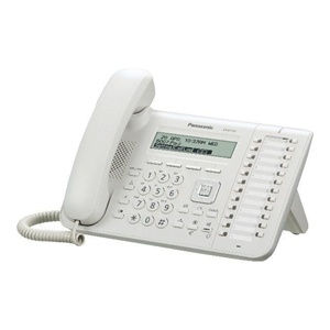 Panasonic KX-UT133NE SIP terminal 4 vonalas fehér VoIP telefon fotó, illusztráció : PANASONIC46400