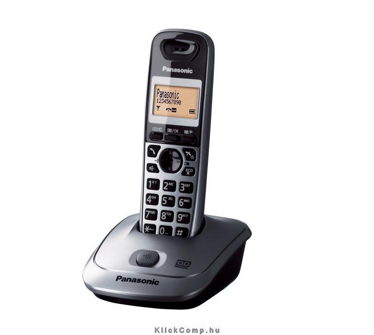 Panasonic KX-TG2521HGM DECT kihangosítható hívóazonosítós üzenetrögzítős metáls fotó, illusztráció : PANASONIC-37678