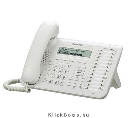Panasonic KX-UT133NE SIP terminal 4 vonalas fehér VoIP telefon fotó, illusztráció : PANASONIC-46400