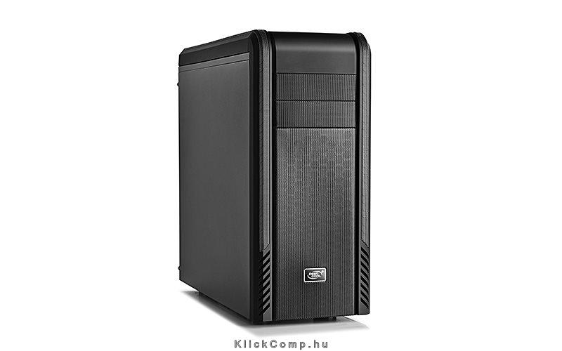 Számítógépház ATX mATX 2xUSB3.0 2xUSB2.0 DEEPCOOL PANGU V2 fekete fekete belső fotó, illusztráció : PANGU-V2