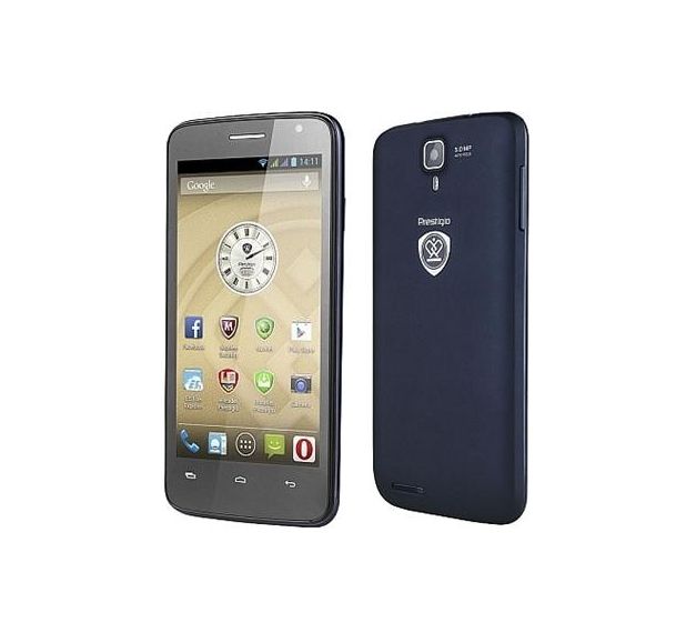 Dual sim mobiltelefon 5  FWVGA DC Android 512MB/4GB 5.0MP/0.3 MP kék fotó, illusztráció : PAP3501DUOBLUE