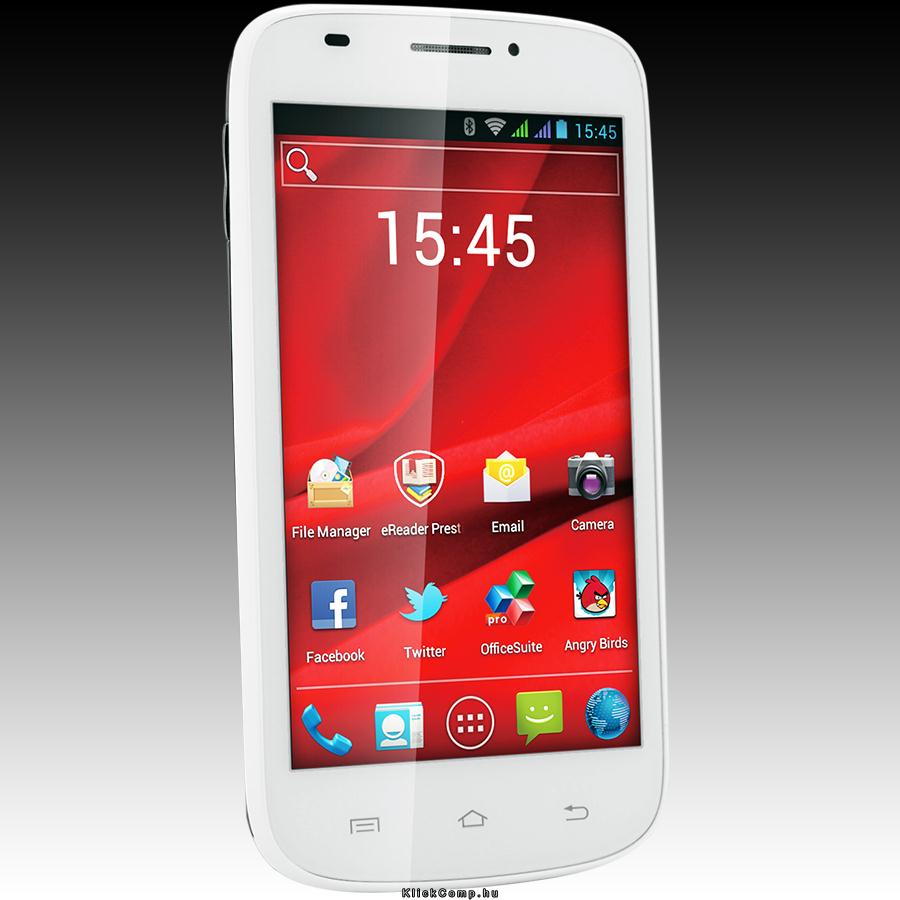 MultiPhone 5000 DUO Dual sim, 5  WVGA 480x800 TFT, MT6577T 1,2Ghz Dual Core, An fotó, illusztráció : PAP5000DUOWHITE