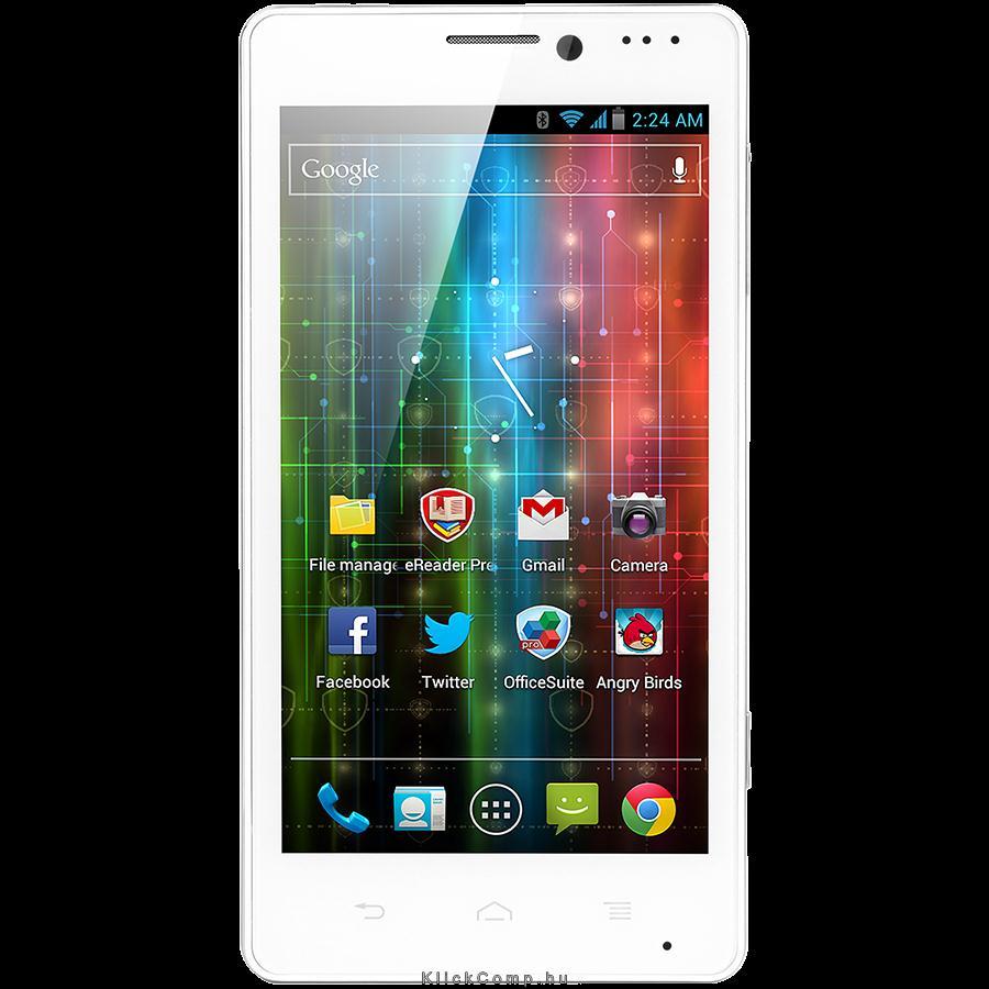 MultiPhone 5430: SINGLE SIM, Intel Atom Z2420 1.2GHz, Single Core, Hyper-Thread fotó, illusztráció : PAP5430WHITE