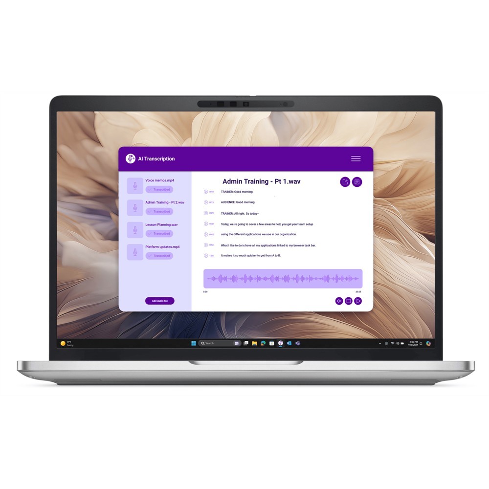 Dell Pro 13 Plus laptop 13,3  1920x1200 Cu7-265U 32GB 1TB Win11Pro fotó, illusztráció : PB13250-18