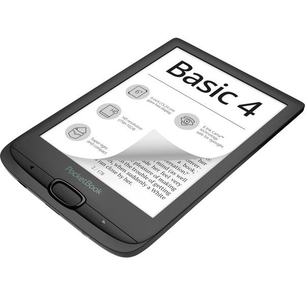 e-book olvasó 6  PocketBook PB616W-H-WW   Basic Lux 2 fekete fotó, illusztráció : PB616W-H-WW