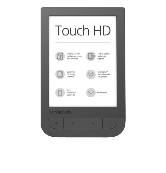 e-book olvasó 6  E-Ink Multi touch wifi mUSB mSD POCKETBOOK PB631 TOUCH HD Feke fotó, illusztráció : PB631-E-WW